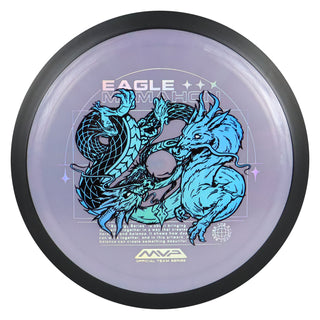 MVP Disc Golf Plasma Dimension Eagle McMahon Team Series Distance Driver 14.5/5/0/3 Grey/Blue Holo 173 grams