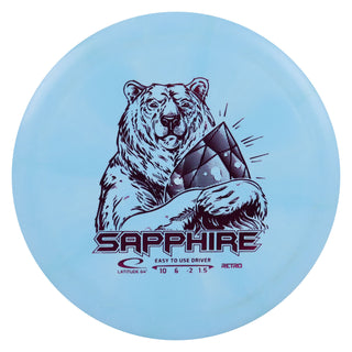 Latitude 64 Disc Golf Retro Burst Sapphire Distance Driver 10/6/-2/1.5 Blue/Magenta 163 grams