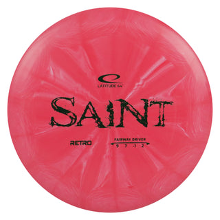 Latitude 64 Disc Golf Retro Burst Saint Fairway Driver 9/7/-1/2 Red/Green 173 grams