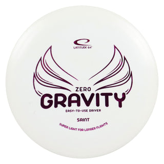 Latitude 64 Disc Golf Zero Gravity Saint Fairway Driver 9/7/-1/2 White/Purple 126 grams