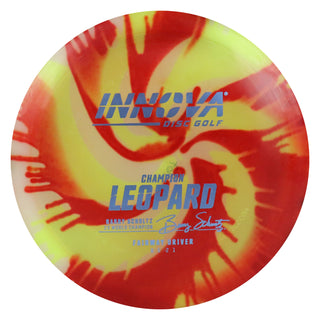 Innova Disc Golf Champion I-Dye Leopard Fairway Driver 6/5/-2/1 Red Yellow Swirl/Slate 167 grams