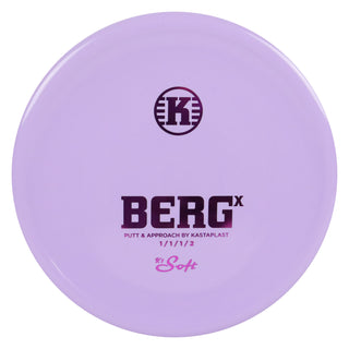 Kastaplast Disc Golf K1 Soft Berg X Putter 1/1/1/2 Lavender/Purple 175 grams