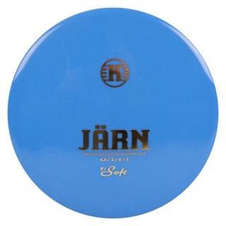 Kastaplast Disc Golf K1 Soft Jarn Putter 4.5/3/0/3 Blue/Gold 173 grams