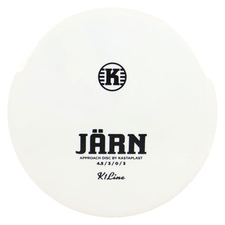 Kastaplast Disc Golf K1 Jarn Putter 4.5/3/0/3 White/Black 175 grams