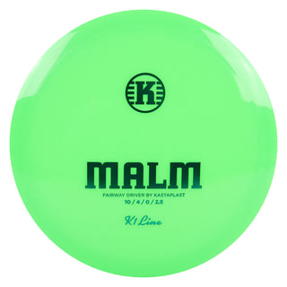 Kastaplast Disc Golf K1 Malm Fairway Driver 10/4/0/2.5 Green/Green 173 grams