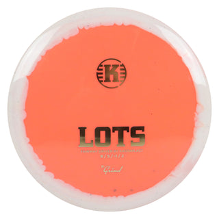 Kastaplast Disc Golf K1 Grind Lots Fairway Driver 9/5/-1/2 Peach White/Gold 171 grams