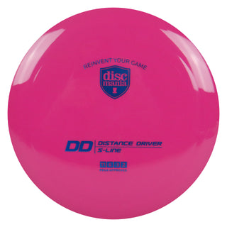 Discmania Disc Golf S-Line DD Distance Driver 11/6/-3/2 Dark Pink/Blue 175 grams
