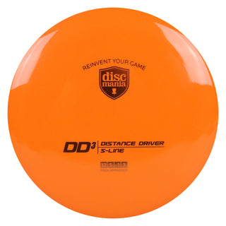 Discmania Disc Golf S-Line DD3 Distance Driver 12/5/-1/3 Orange/Orange 173 grams