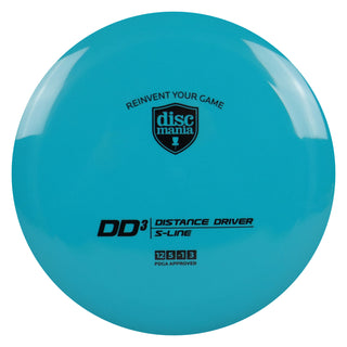 Discmania Disc Golf S-Line DD3 Distance Driver 12/5/-1/3 Teal/Black 175 grams