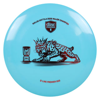 Discmania Disc Golf Niklas Anttila Triumph Series Premier Q-Line DD3 Blue/Red 174 grams
