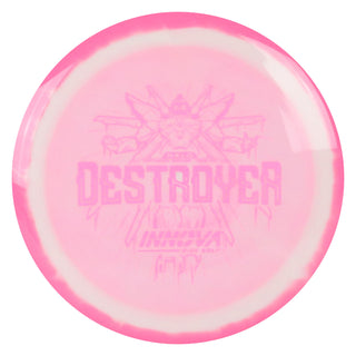 Innova Disc Golf Halo Star Destroyer Distance Driver 12/5/-1/3 Pink White/Pink 159 grams