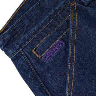 Krooked Skateboards Pants Eyes Denim Twill Dark Rinse Denim