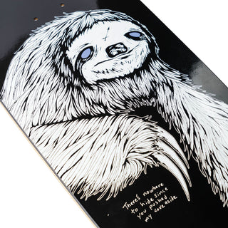 Welcome Skateboard Complete Sloth on Boline 2.0 Black/White 9.5" x 33"