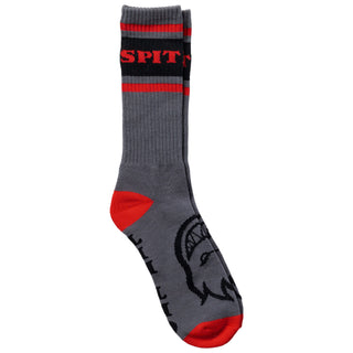 Spitfire Wheels Socks Classic 87 Bighead Charcoal/Red/Black