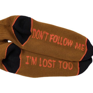 Anti Hero Skateboards Socks Jalopi I'm Lost Too Brown/Orange/Black