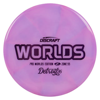 Discraft Disc Golf 2026 Worlds Z Swirl Zone SS Putt and Approach Purple/Purple 175g