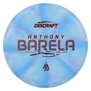 Discraft Disc Golf Anthony Barela Swirl CT Focus Putter 2/2/-1/2 Blue/Orange 173-174g