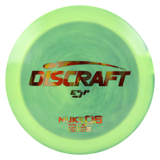 Discraft Disc Golf ESP Nuke OS Distance Driver 13/4/0/4 Green Black/Autumn Camo 173-174g