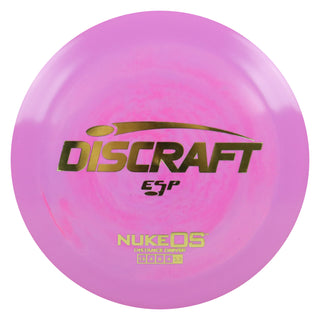 Discraft Disc Golf ESP Nuke OS Distance Driver 13/4/0/4 Pink/Gold 173-174g
