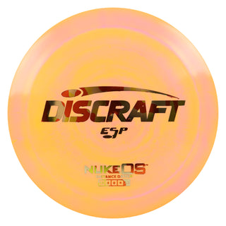 Discraft Disc Golf ESP Nuke OS Distance Driver 13/4/0/4 Mango Peach/Autumn Camo 170-172g