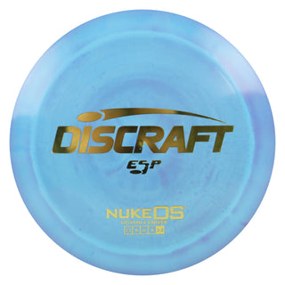 Discraft Disc Golf ESP Nuke OS Distance Driver 13/4/0/4 Blue Purple/Gold 170-172g