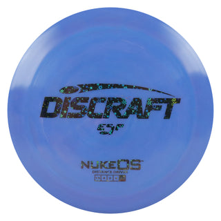 Discraft Disc Golf ESP Nuke OS Distance Driver 13/4/0/4 Purple Blue/Black Stars 170-172g