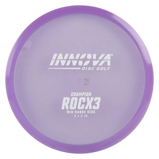 Innova Disc Golf Champion RocX3 Midrange Disc 5/4/0/3.5 Purple/White 168 grams