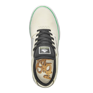 Emerica Skateboard Shoes The Low Vulc Tan/Green