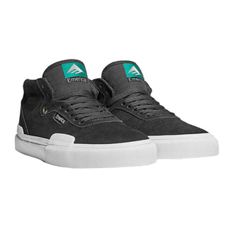 Emerica Skateboard Shoes Pillar Black/White/Gold Mens
