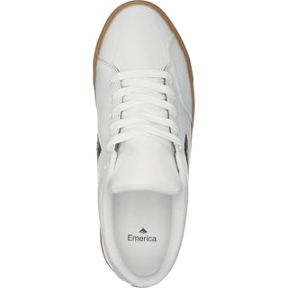 Emerica Skateboard Shoes Temple White/Gum Mens