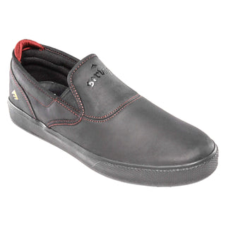 Emerica Skateboard Shoes Wino G6 Slip Cup Black/Black/Red Mens