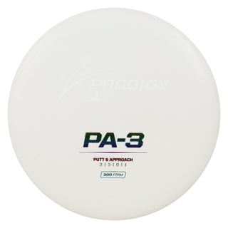 Prodigy Disc Golf 300 Firm PA-3 Putter 3/3/0/1 White/White/Rainbow 172 grams