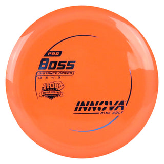 Innova Disc Golf Pro Boss Distance Driver 13/5/-1/3 Orange/Navy 175 grams
