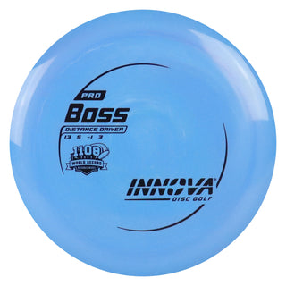 Innova Disc Golf Pro Boss Distance Driver 13/5/-1/3 Blue Blend/Black 173 grams