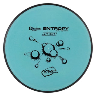 MVP Disc Golf Electron Entropy Putter 4/3/0/3 Turquoise 167 grams