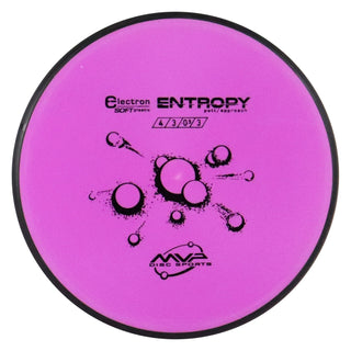 MVP Disc Golf Electron Soft Entropy Putter 4/3/0/3 Purple 172 grams