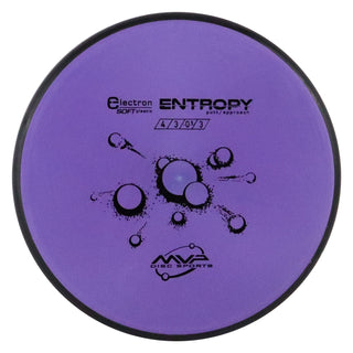 MVP Disc Golf Electron Soft Entropy Putter 4/3/0/3 Slate Purple 168 grams