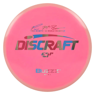 Discraft Disc Golf Paul McBeth ESP Buzzz Mini 6" Thrower or Marker Pink/USA