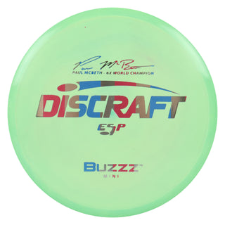 Discraft Disc Golf Paul McBeth ESP Buzzz Mini 6" Thrower or Marker Green/USA