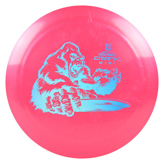 Discraft Disc Golf Big Z Crank Mini 6" Thrower or Marker Hot Pink/Blue Holo