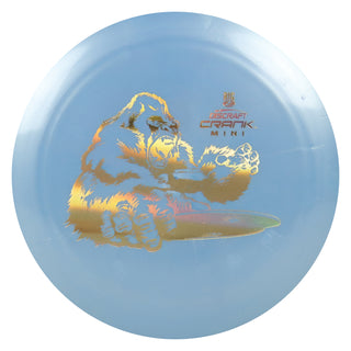 Discraft Disc Golf Big Z Crank Mini 6" Thrower or Marker Slate Blue/Gold Holo