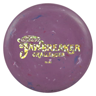 Discraft Disc Golf Jawbreaker Challenger Mini 6" Thrower or Marker Purple/Gold Shatter