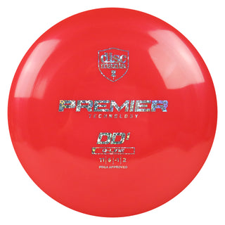 Discmania Disc Golf Premier Q-Line DD1 Distance Driver 11/6/-1/2 Red/Holo Stars 173 grams