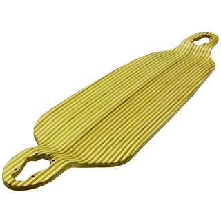 Longboard Moose Drop Down/Through Deck 9.75" x 39.75" Zebra Bamboo