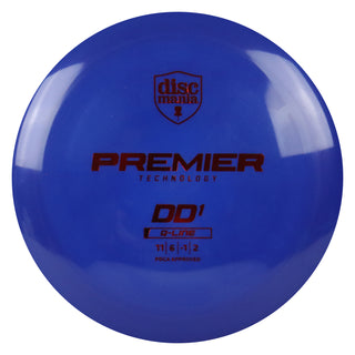Discmania Disc Golf Premier Q-Line DD1 Distance Driver 11/6/-1/2 Blue/Red 174 grams