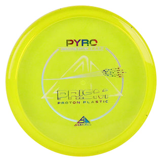 Axiom Disc Golf Prism Proton Pyro Midrange Driver 5/4/0/2.5 Yellow/Yellow Flake 178 grams