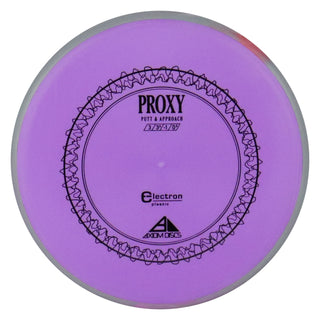 Axiom Disc Golf Electron Proxy Putter 3/3/-1/0.5 Purple/Grey Red 174 grams