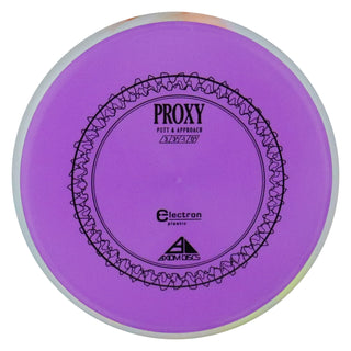 Axiom Disc Golf Electron Proxy Putter 3/3/-1/0.5 Purple/Blue Blend 173 grams
