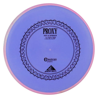 Axiom Disc Golf Electron Proxy Putter 3/3/-1/0.5 Blue/Light Pink 173 grams