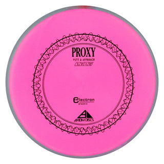Axiom Disc Golf Electron Proxy Putter 3/3/-1/0.5 Pink/Grey Red 172 grams